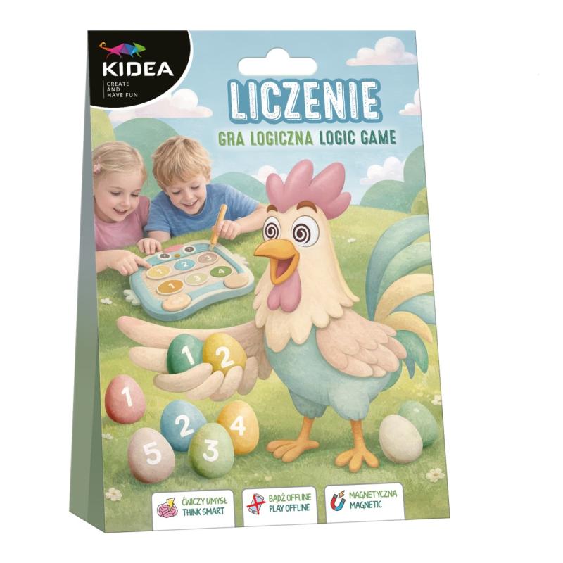 MAGNETYCZNA GRA LOGICZNA LICZENIE KIDEA