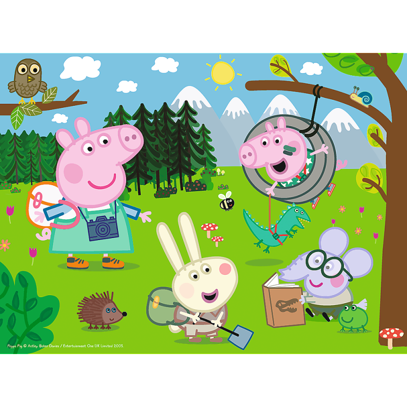PUZZLE 30 TREFL LEŚNA WYPRAWA ŚWINKA PEPPA
