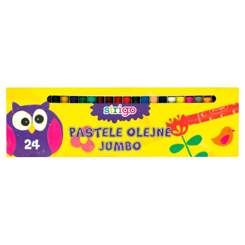 PASTELE OLEJNE JUMBO 24 KOLORY