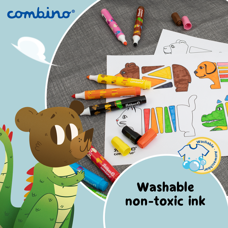 FLAMASTRY 9 PELIKAN COLORELLA SUP COMBIN C41