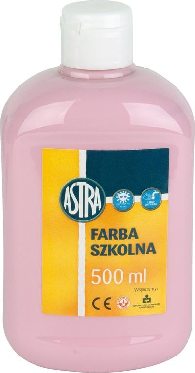 FARBA SZKOLNA ASTRA 500ML JASNORÓŻOWA