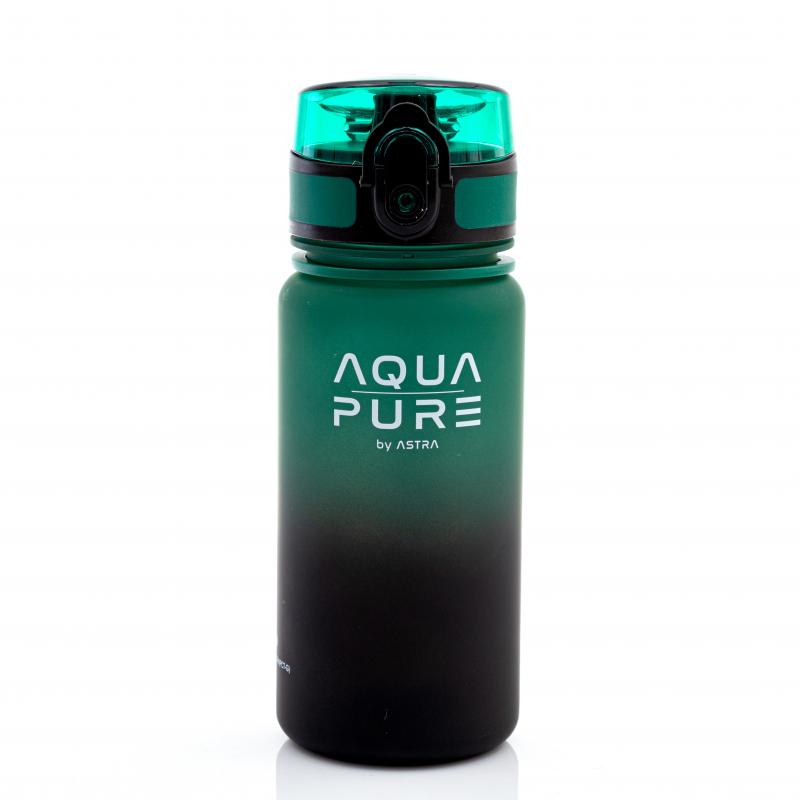 BIDON AQUA PURE BY ASTRA 400 ML - GREEN/BLACK