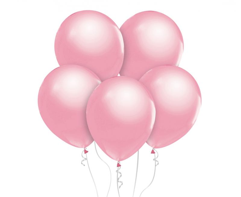 BALONY BEAUTY&CHARM METALIKI RÓŻOWE 12' A'50