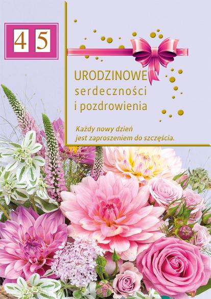 LAURKA B6W POLMAK WYCINANA URODZINY PRZESUWANE