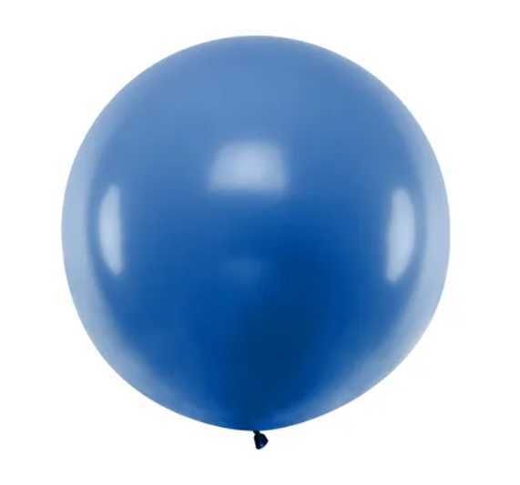 BALON OKRĄGŁY 1M PASTEL BLUE