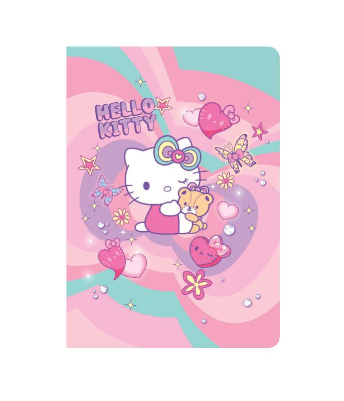 ZESZYT A5/32 3-LINIA KOL. HELLO KITTY WZÓR 2 PINK
