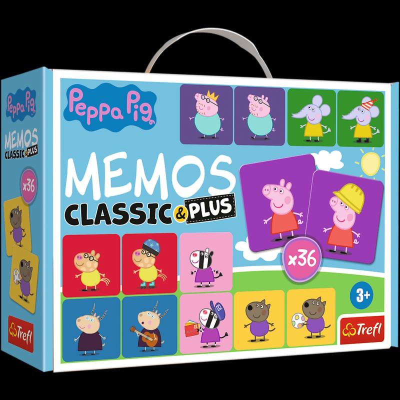 GRA TREFL MEMOS CLASSIC&PLUS ŚWINKA PEPPA