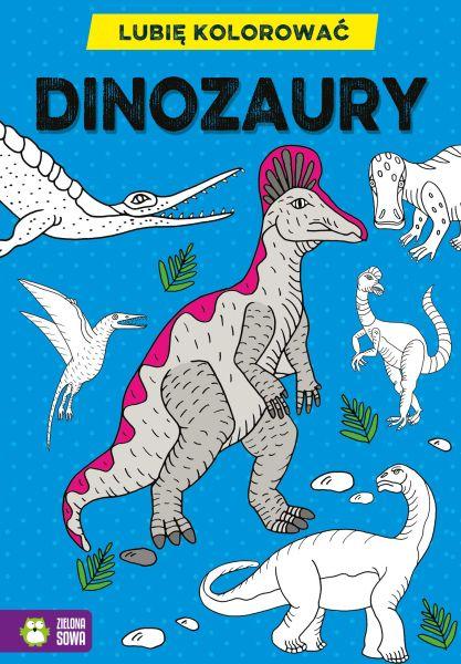 KSIĄŻECZKA LUBIĘ KOLOROWAĆ.DINOZAURY