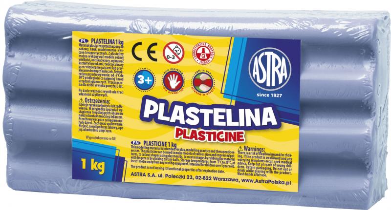 PLASTELINA 1KG ASTRA BŁĘKITNA