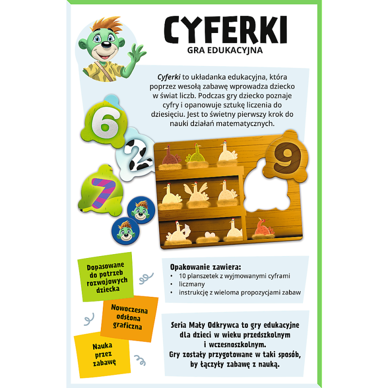 GRA TREFL CYFERKI MAŁY ODKRYWCA