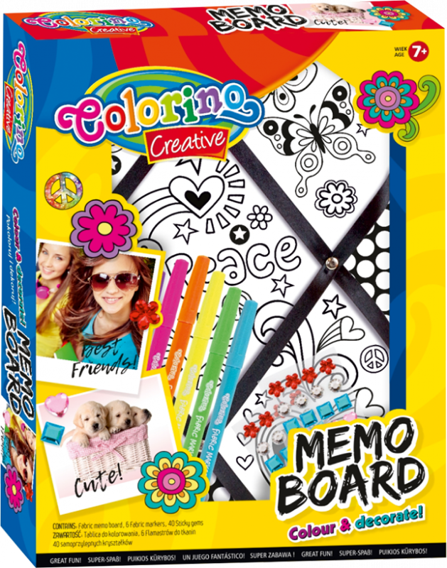 TABLICA NA NOTATKI CREATIVE COLORINO