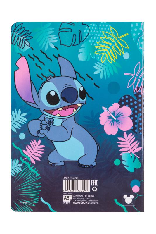 ZESZYT A5/32 3-LINIE WZÓR 4 - STITCH DISNEY CORE