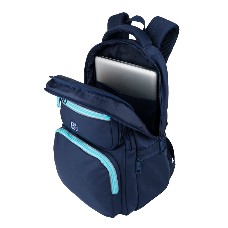 PLECAK OXFORD BI-COLOR RPET GRANATOWY