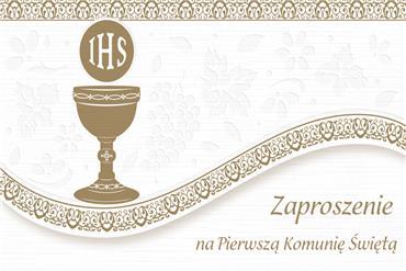 ZAPROSZENIE ZŁOCONE EXCLUSIV.KOMUNI