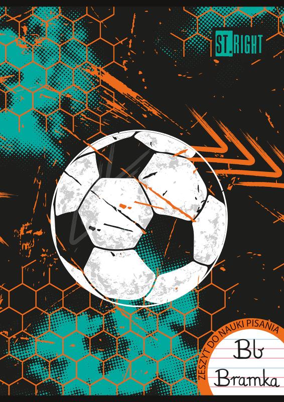ZESZYT A4/32 = KOLOROWA FOOTBALL ENERGY LAMINOWANY