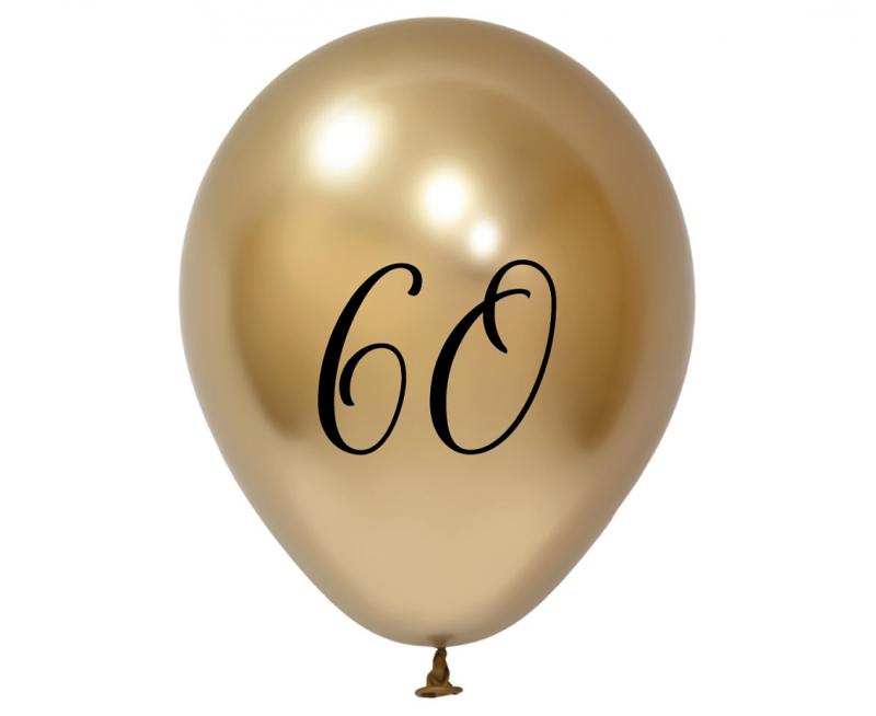 BALONY BEAUTY&CHARM 60 PLATYNOWE JASNO ZŁOTE 12' A'5