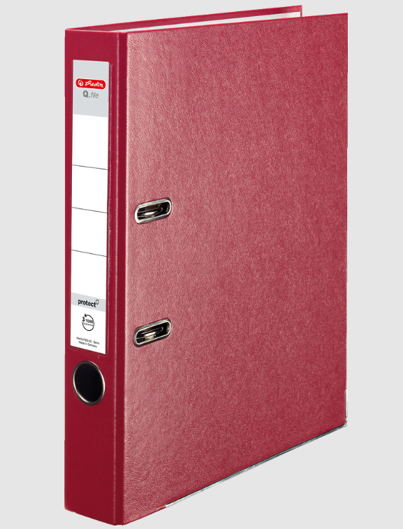 SEGREGATOR A4/5 HERLITZ PP CZERWONY Q.FILE