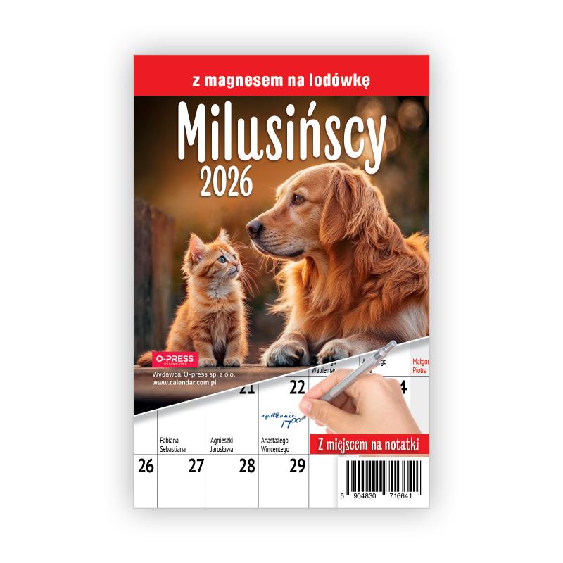 KALENDARZ NA LODÓWKĘ MILUSIŃSCY AREX