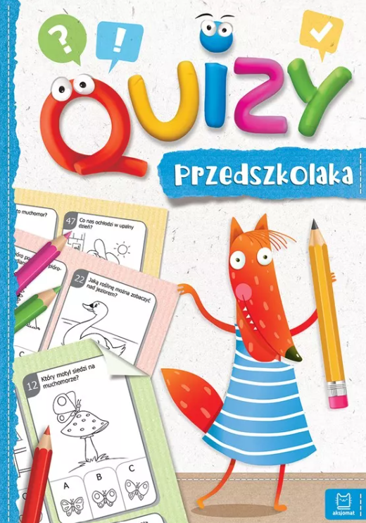 KSIĄŻECZKA QUIZY PRZEDSZKOLAKA.NIEBIESKIE