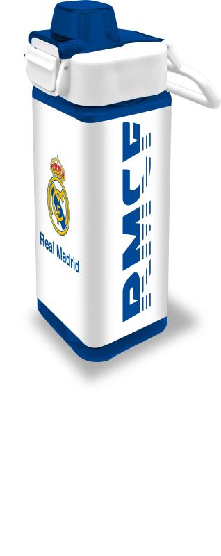 BIDON KWADRATOWY REAL MADRYT, 500 ML, MATERIAŁ: PP (6X8)