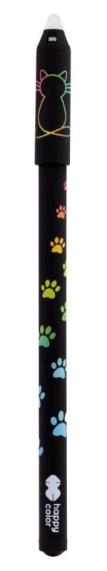 DŁUGOPIS WYMAZYWALNY MIAOW! 0.5MM NIEBIESKI A/36 szt., Happy Color