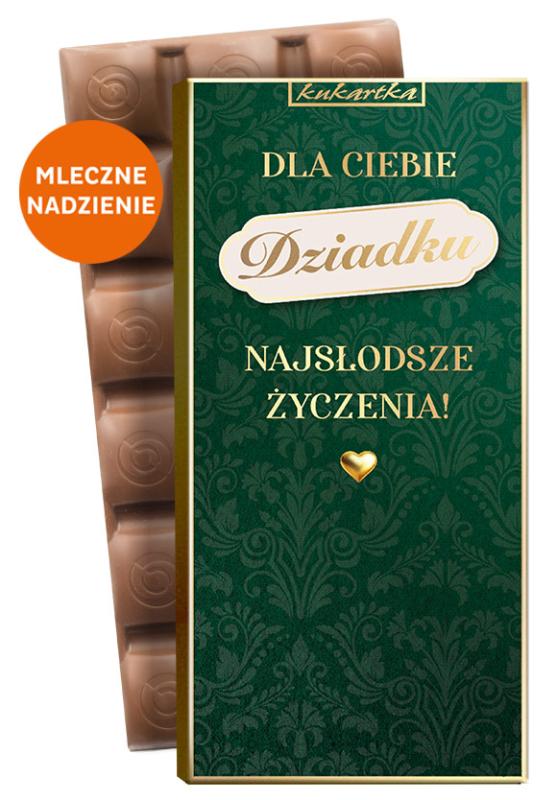 CZEKOLADY 100G KUKARTKA BABCIA I DZIADEK DiB