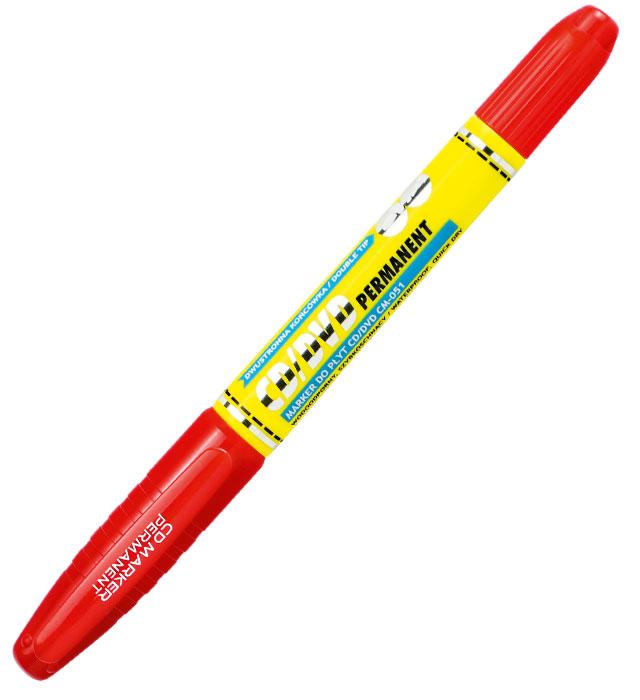 MARKER CD DWUSTRONNY CM-051 CZERWONY