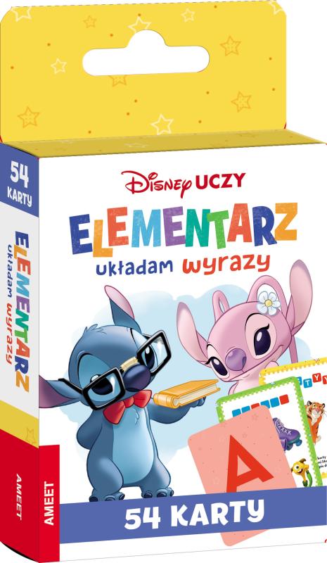 KSIĄŻECZKA DISNEY UCZY MIX.ELEMENTARZ.UKŁADAM WYRAZY.KARTY