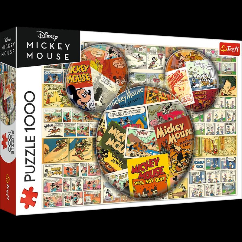 PUZZLE 1000 TREFL KOMIKSOWA MYSZKA MIKI