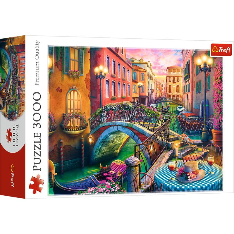 PUZZLE 3000 TREFL WIECZÓR W WENECJI
