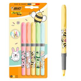ZAKREŚLACZ BIC GRIP KAWAI PASTEL A/5