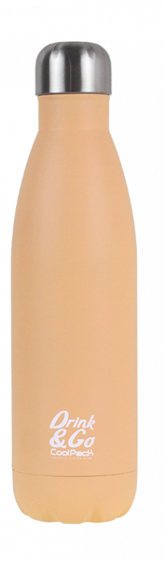 BIDON METALOWY CP PASTEL 500ML POMARAŃCZOWY