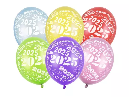 BALONY 30CM 2025 METALLIC MIX