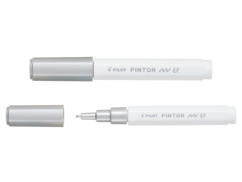 MARKER PILOT PINTOR EF SREBRNY