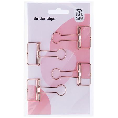 KLIPY MESHU DO PAPIERU 32MM ROSE GO A/4