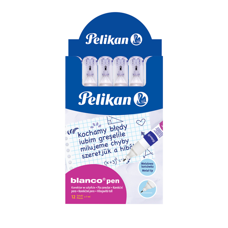 KOREKTOR PELIKAN BLANCO W PIÓRZE 7ML D12