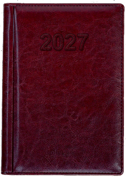 KALENDARZ KSIĄŻKOWY A5 DZIENNY K7 LUX 2027