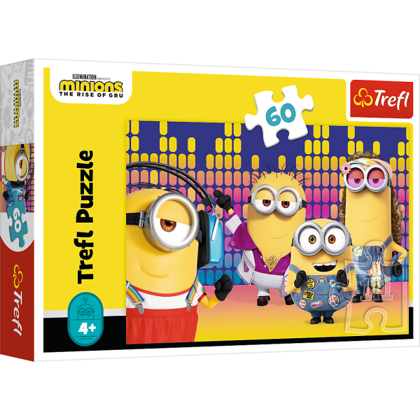 PUZZLE 60 TREFL MINIONKI ROZRABIAJĄ