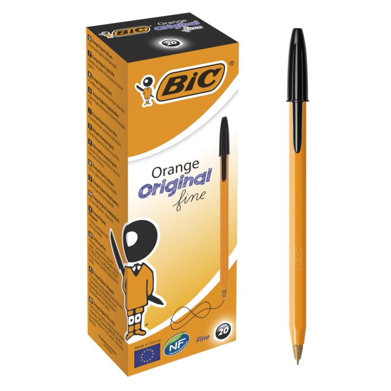 DŁUGOPIS BIC ORANGE CZARNY A20