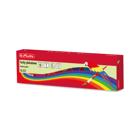 FARBY PLAKATOWE 14/20ML HERLITZ PREMIUM ZŁ/SR