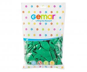 BALON PASTEL CIEMNO ZIELONY A/100