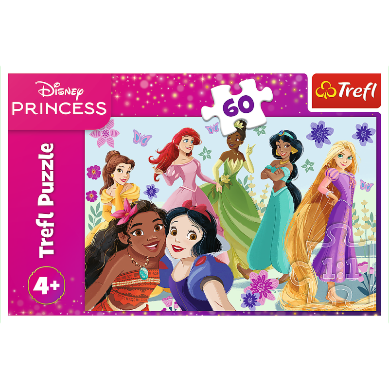 PUZZLE 60 TREFL KSIĘŻNICZKI W AKCJI