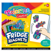 MAGNES KIDS CREATIVE NA LODÓWKĘ MIX 4 WZORÓW NEW - DISPLAY 12 SZTUK COLORINO