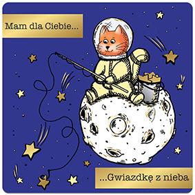 KARTKA JEDNOSTRONNA KOT NA KSIĘŻYCU