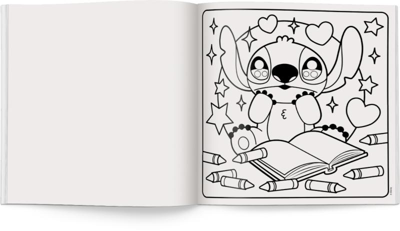 KSIĄŻECZKA DISNEY STITCH.PRZYTULNE KOLOROWANKI