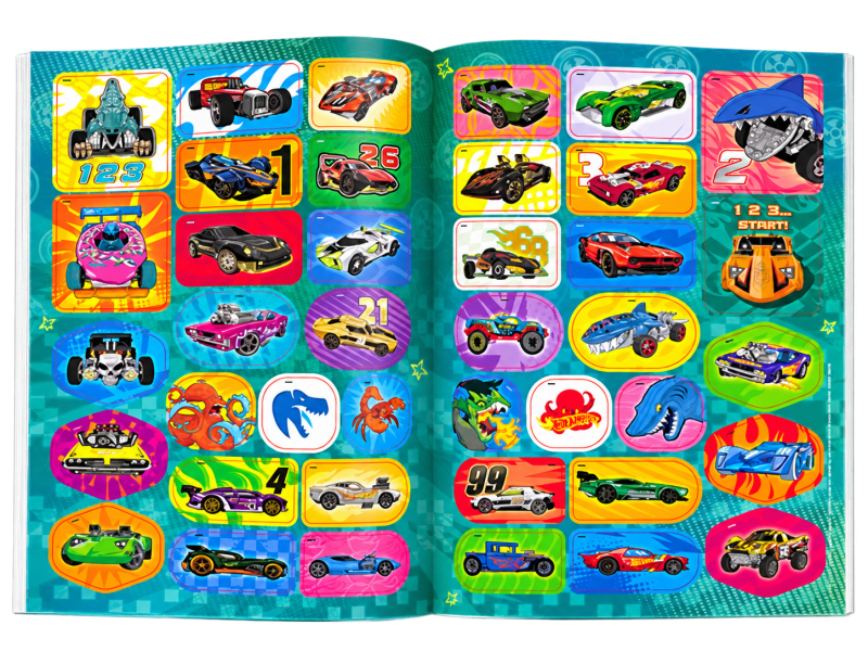 KSIĄŻECZKA MATTEL HOT WHEELS. 1 2 3 START!
