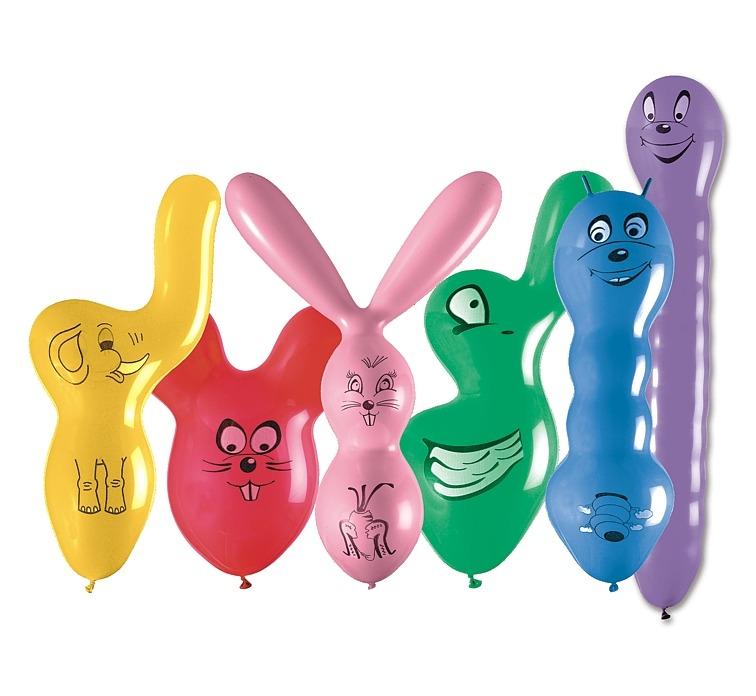 BALON KSZTAŁTY/ZWIERZĄTKA GPF MIX 50 SZT