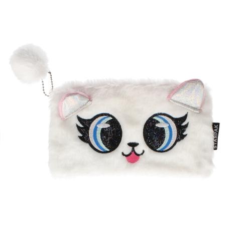 PIÓRNIK SASZETKA PLUSZOWA 1 ZAMEK STK BIG EYES