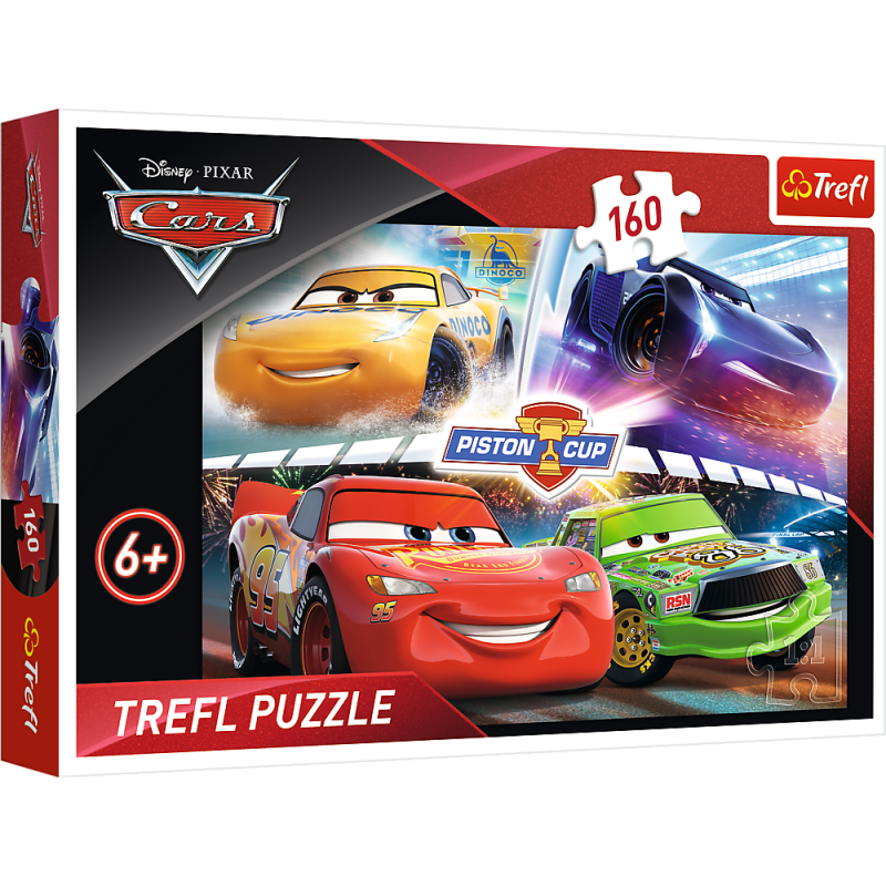 PUZZLE 160 TREFL ZWYCIĘSKI WYŚCIG CARS