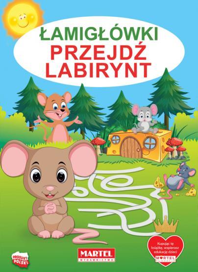 KSIĄŻECZKA ŁAMIGŁÓWKI - PRZEJDŹ LABIRYNT